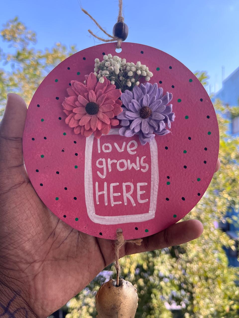 Handcrafted Wall Hanging – Boho Charm